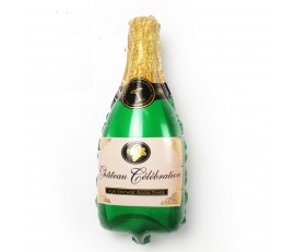 M22 CHAMPAGNE BOTTLE METALLIC BALLOON
