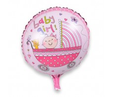 M3 PINK GIRL METALLIC BALLOON