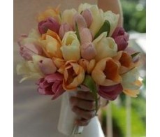 B16 MIXED COLOUR TULIP BOUQUET