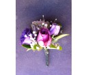 CO12 MIXED PURPLE FLOWERS CORSAGE