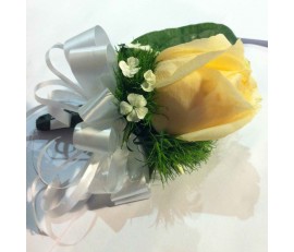 CO14 YELLOW ROSE CORSAGE