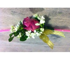 CO18 SINGLE PURPLE ROSE HAND FLOWER