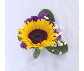 CO32 SUNFLOWER CORSAGE