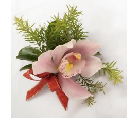 CO34 LIGHT PINK CYMBIDIUM  ORCHID CORSAGE/ HAND FLOWER