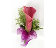 CO35 RED CALLA LILIES CORSAGE