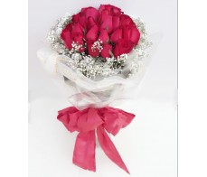 V1.4~ 24 PCS RED ROSES BOUQUET (VALENTINE'S DAY)