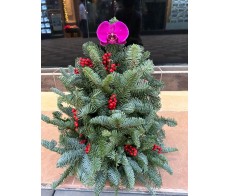 CM18 CHRISTMAS WREATH TREE DECORATION